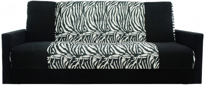 Диван-книжка Честер  зебра , 140 Пружинный блок Боннель