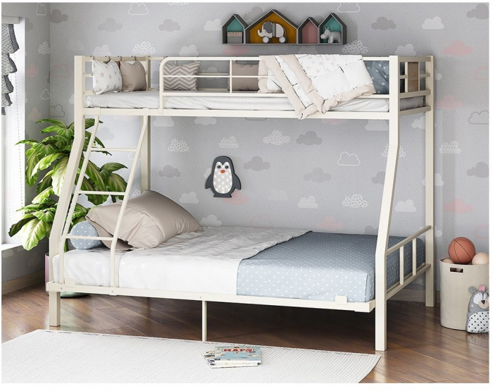 Двухъярусная кровать Гранада-1 140 (Серый)