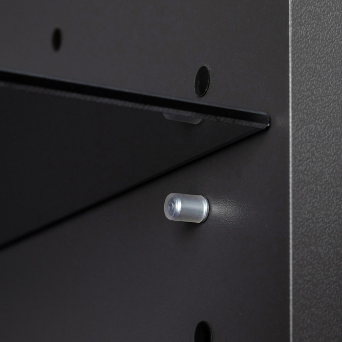 Сидней 13.200 Шкаф 2 штуки + Шкаф-витрина 13.201, корпус: антрацит/фасады: МДФ веллюто капучино/стекло