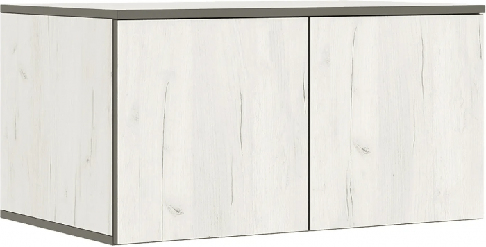 Норд Шкаф двухстворчатый 800 + Антресоль 800 графит