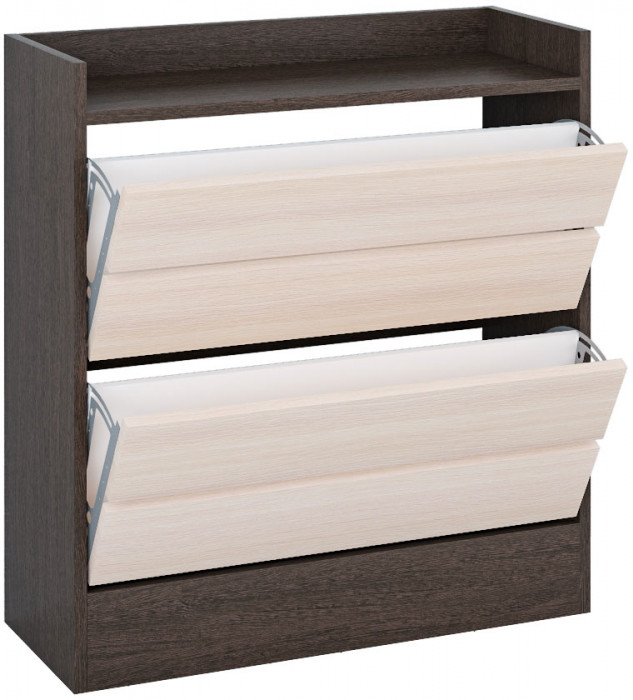 Ямайка Обувница ЯПТ-3 (700*746*270) венге/дуб молочный