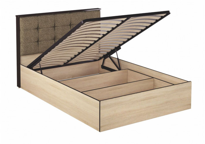 Лирика ЛК-2 корпус кровати 1,4 дуб сонома/венге