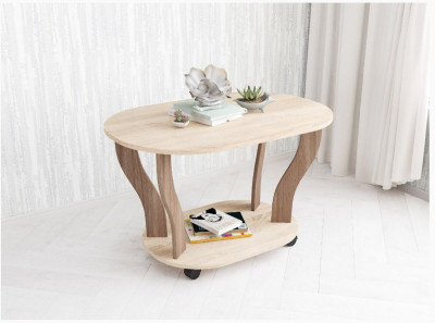 Журнальный стол Консул-3 дуб сонома/ясень шимо