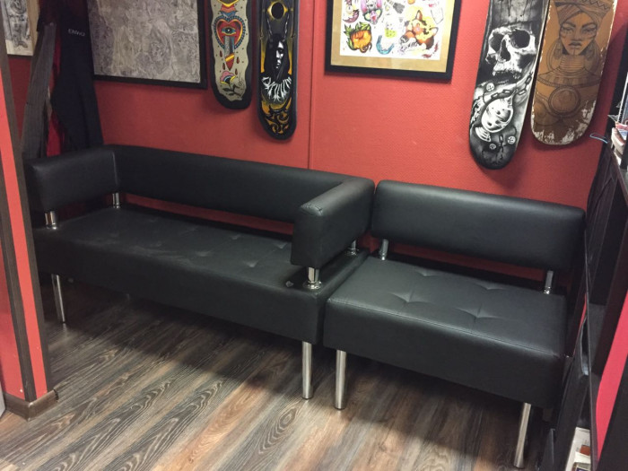 Диван business 1000х800х580 экокожа 10 цветов