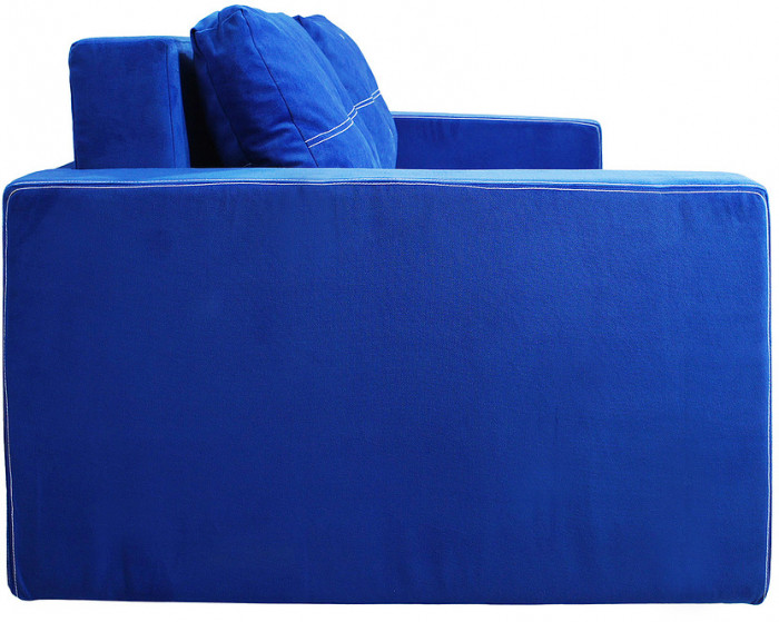 Диван аккордеон Марс велюр синий 140