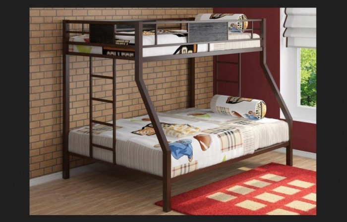 Двухъярусная кровать Гранада, коричневая