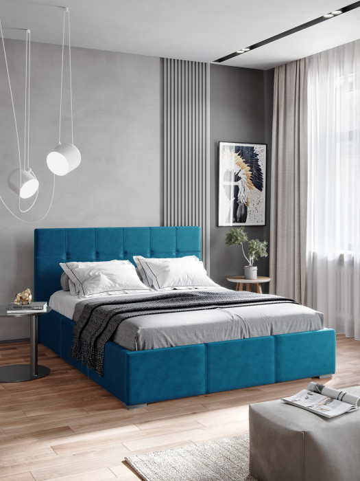 Рио Кровать интерьерная 160 атлантида квадрат, ортопед