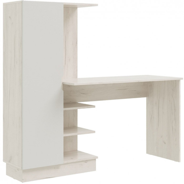 Юниор-4 Компьютерный стол (Шарли пинк, Крафт белый)