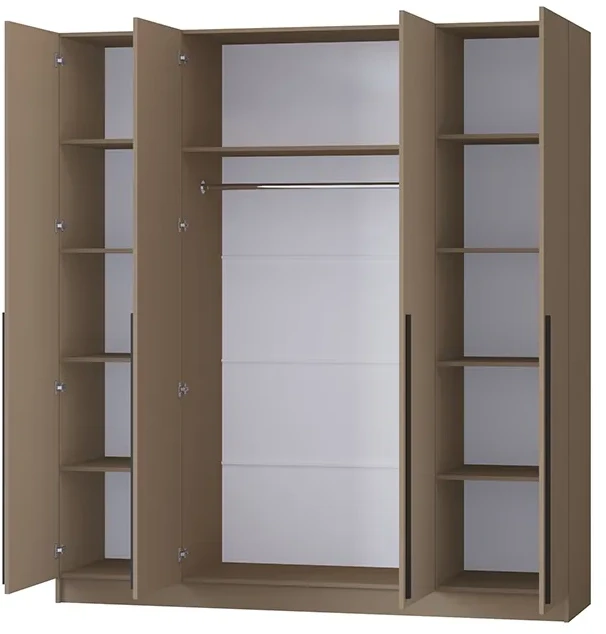 Шкаф Бастион 2000 с антресолью, Молочный шоколад