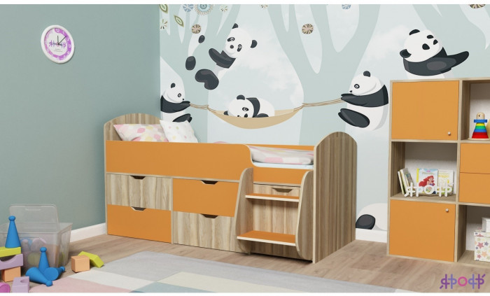 Кровать-чердак Малыш 7 (Винтерберг/Винтерберг)