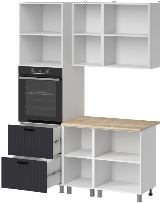 МК Аленушка 1,6м ПД Лотос Сталь,скоба антрацит,сонома