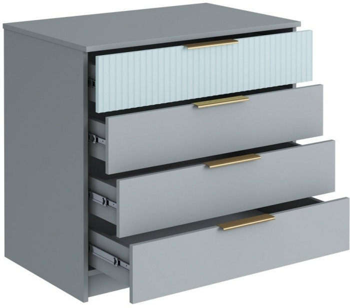 Стиль ДЖЕРСИ Комод КМ-001 МДФ