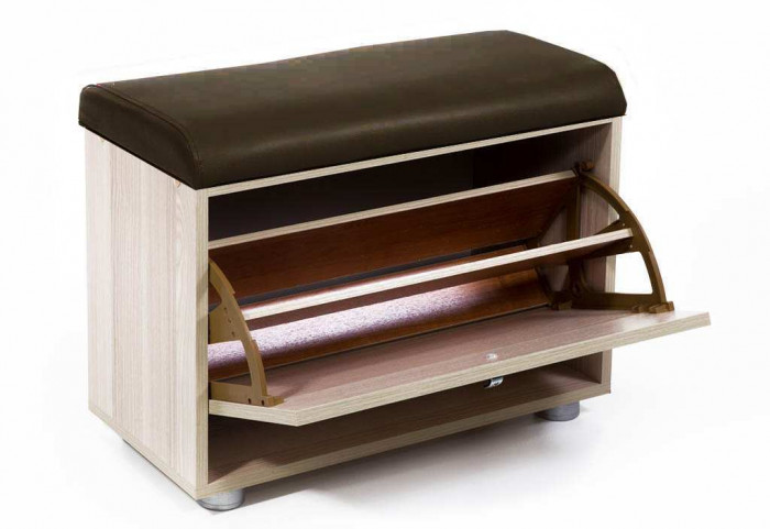 Обувница МС-1 ясень светлый/умбер