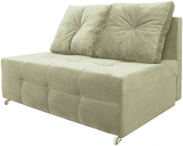 Диван аккордеон Марс Мини велюр бежевый 140