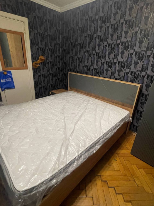 Спальня Ирис, композиция 1, браш графит/дуб крафт