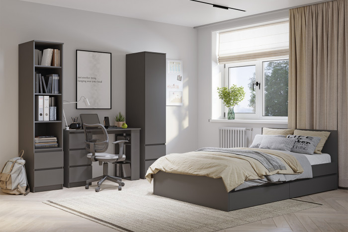 Стол письменный Симпл ПС-07, Графит