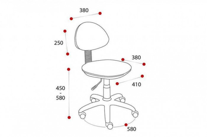 Кресло Стар белый/1 А