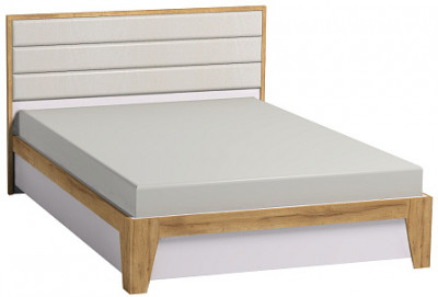 Кровать с ортопедическим основанием (дерево) Айрис 306 Люкс 180х200, дуб