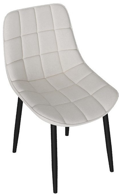 BOSTON Стул (Белый муар/Велюр V002 бургундия)