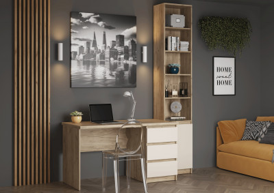 Кабинет Бостон, композиция 3, крафт серый/кашемир