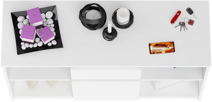 Мори Тумба ТВ МТВ1204.1, цвет белый, ШхГхВ 120,4х41х73 см.