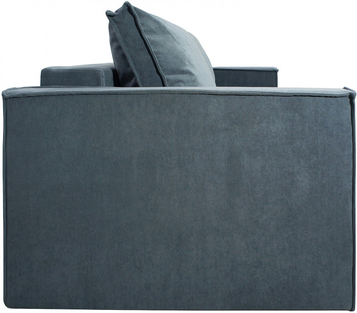 Диван еврокнижка Лофт Люкс велюр серый
