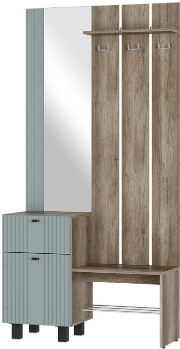 Прихожая Олива ПР-04, Дуб каньон, МФ11