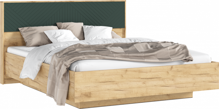 Спальня Флэш, браш мени грин/дуб крафт