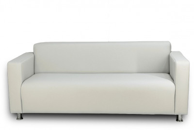 Диван прямой Томи, 180 см, экокожа, белый