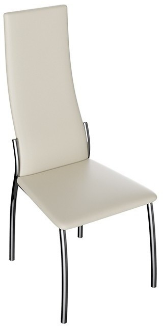 Кредо Стул (Хром, к/з Белый 745а)