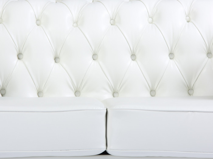 Диван Честер 2- х местный, белый