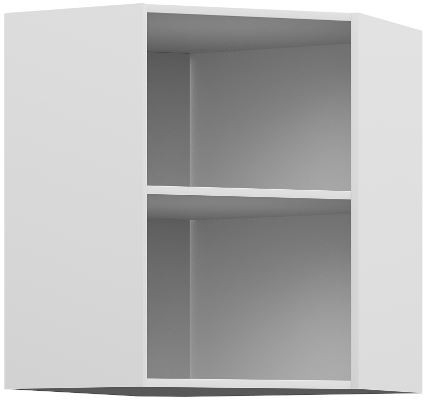 ШВУ 600 корпус шкаф верхний угл. (600*716*600) белый