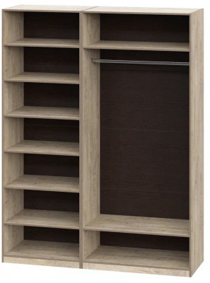 Шкаф без фасадов Этна 1.75 м. Комплект 2