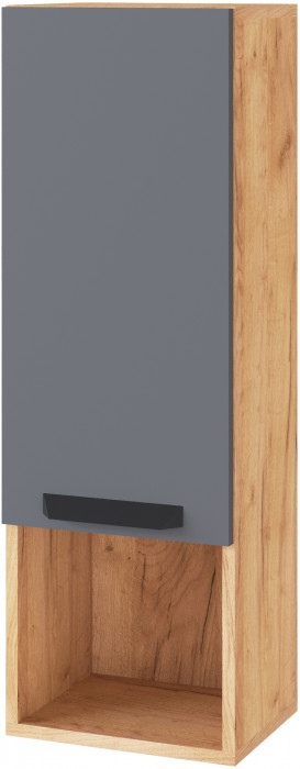 Модульный Офис Квартет-13, композиция 4, Дуб крафт золотой/Графит серый