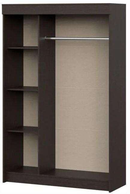 Шкаф-купе Бася белый/дуб крафт золотой