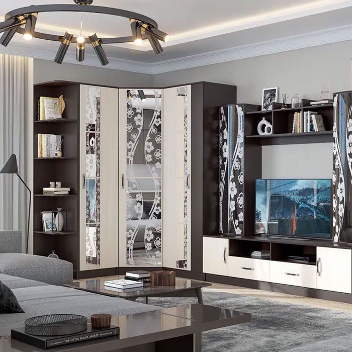 мс для гостиной Марта-15 ШКУ венге/дуб белфорд