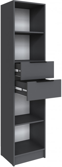 Шкаф Мадрид (0,45), Графит серый