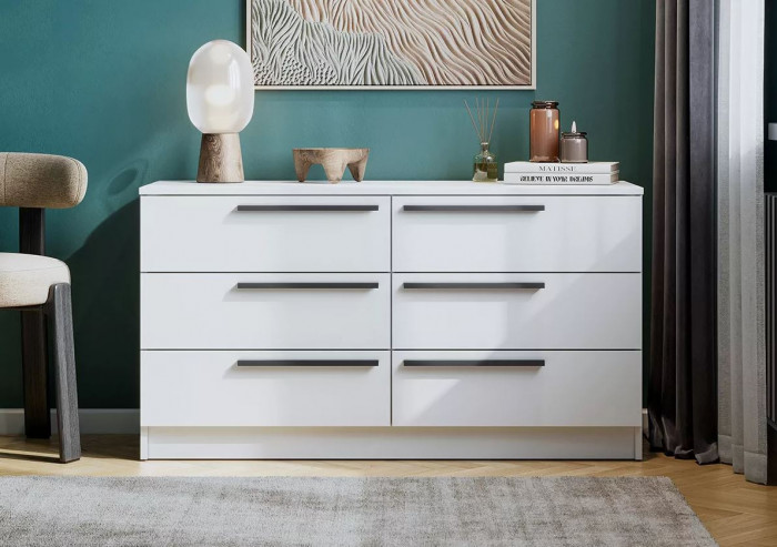 Комод Берген КМ-1200 белое дерево/белое дерево