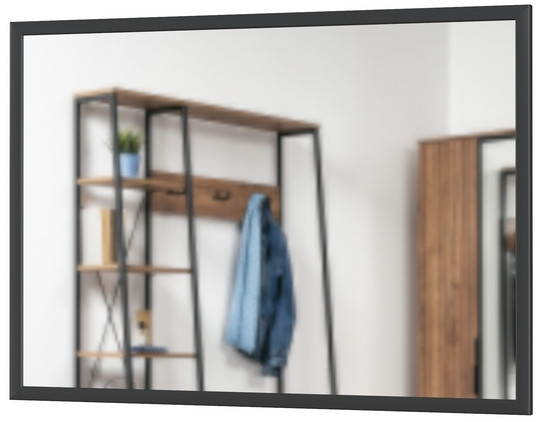 Гранд 17.04 Зеркало, цвет чёрный, ШхГхВ 59х2,2х82 см., горизонтальное или вертикальное крепление