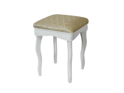 Табурет Т-1 белый/андрис бежевый