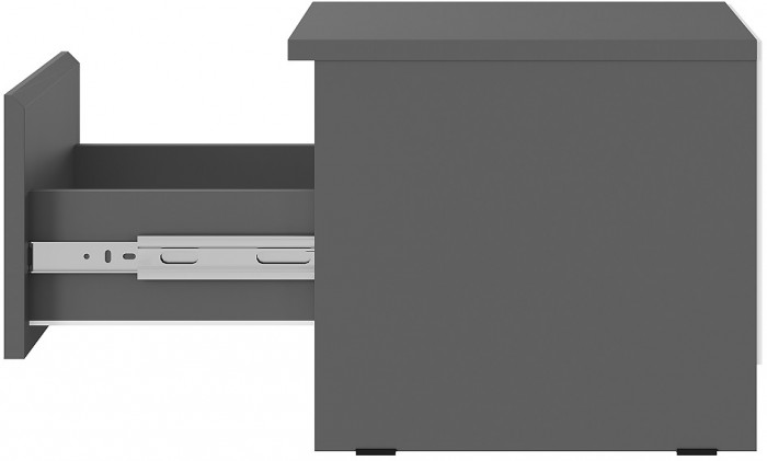 Тумба прикроватная Симпл ТБ-11, графит