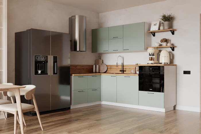 КГ Угловой 1500*2250 (с пм) Эмаль, Олива  Арника РМ