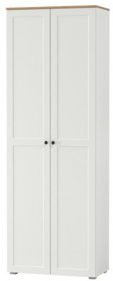 Остин 16.307 Шкаф, белый шагрень/дуб крафт золотой