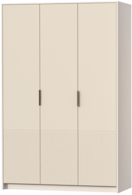 Шкаф 3-х створчатый Кэт-3, Кашемир/Тирамису матовый