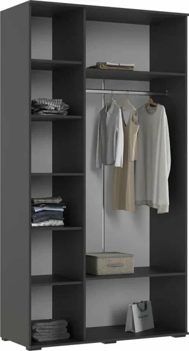 Норд Композиция Шкафов (прямые + угловые), Графит/графит