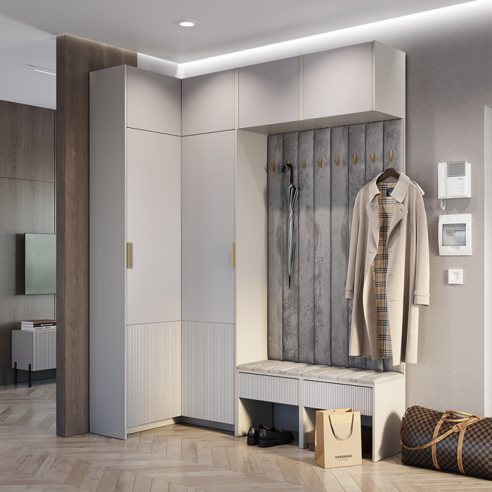 Прихожая Пандора ПР-07, Кашемир, Айриш МФ03