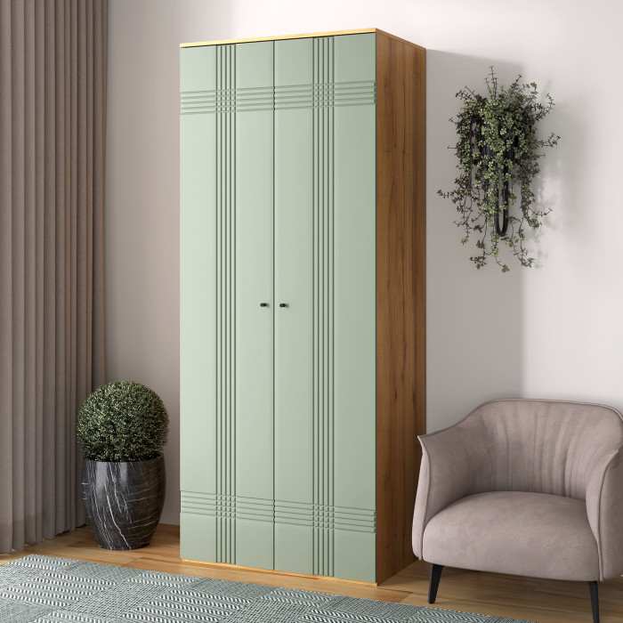 Шкаф распашной двухдверный Вега Саксония