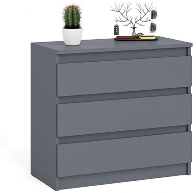 Мори Комод МК800.1, цвет графит, ШхГхВ 80,4х41х73 см.