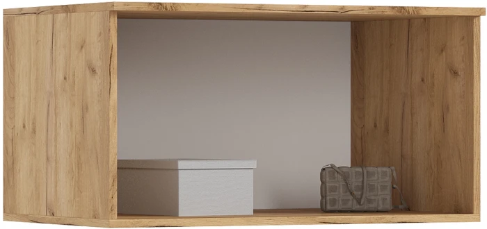 Норд Композиция Шкафов с антресолями + Терминал, Крафт золотой/Изумрудный