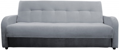 Диван-книжка ЛОНДОН серый 140 ЛЮКС, пружинный блок Боннель